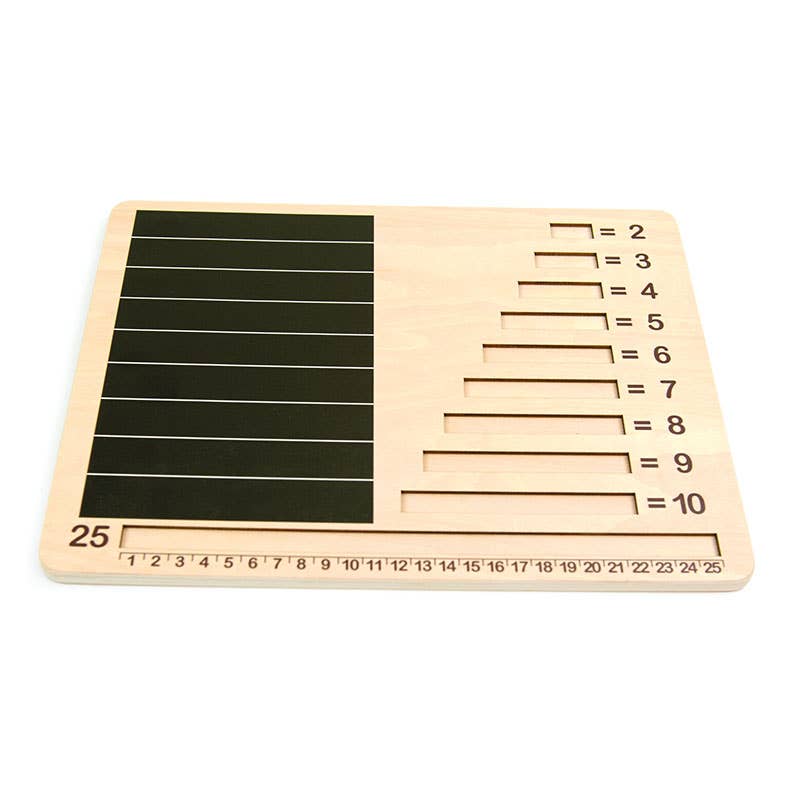 TOYS SERVICE, SL. -ANDREU TOYS- - Vente Jouet en bois – enfant - Planche pour barres de fractions7