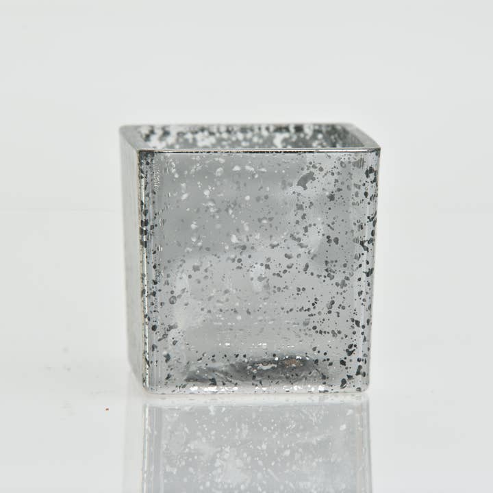 Jacobson - Wholesale Candle Holder - 2.25"W Mercury Glass Candle Votives1