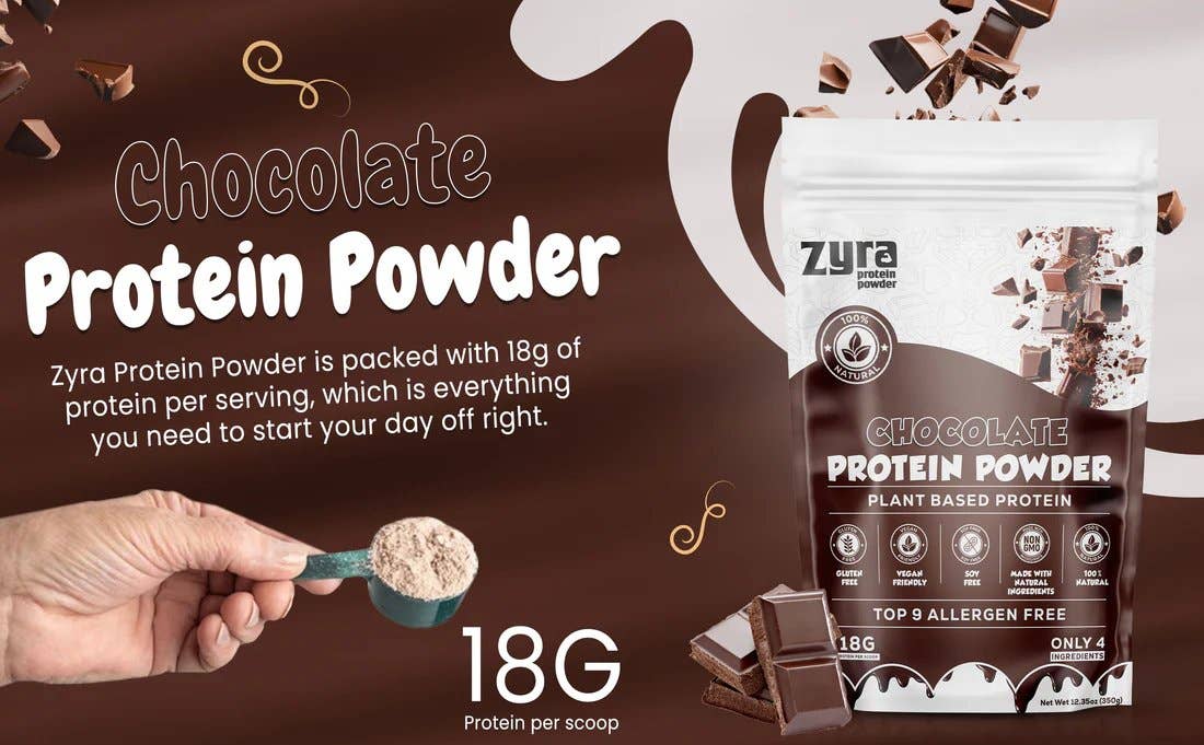 Zyra Protein - Wholesale Protein/Superfood Powder - Zyra Vegan Chocolate Protein Powder - Vegan Protein Drink5