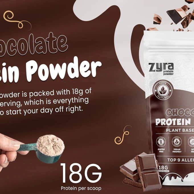 Zyra Protein - Wholesale Protein/Superfood Powder - Zyra Vegan Chocolate Protein Powder - Vegan Protein Drink5