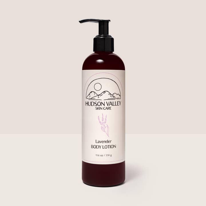 Lavender Body Lotion for wholesale by Hudson Valley Skin Care