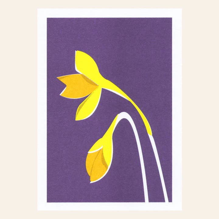HERR & FRAU RIO - Wholesale Postcard - Daffodil Postcard