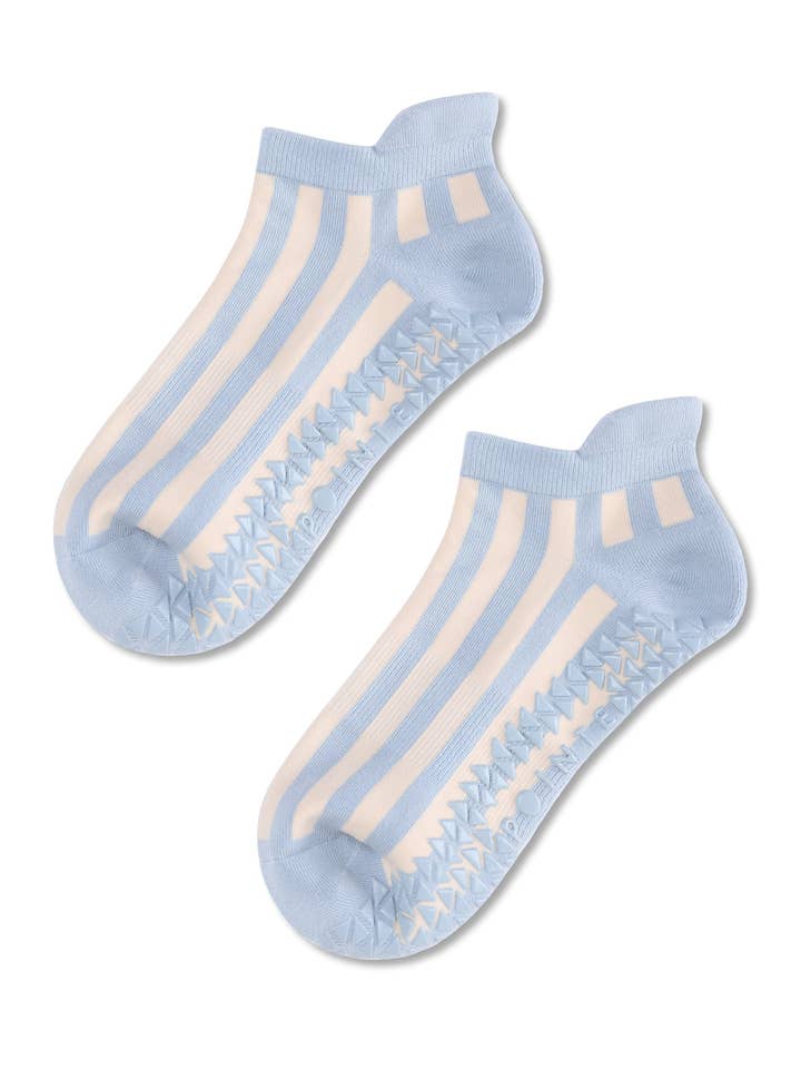 Stripes Full Foot Grip Sock for wholesale by Pointe Studio