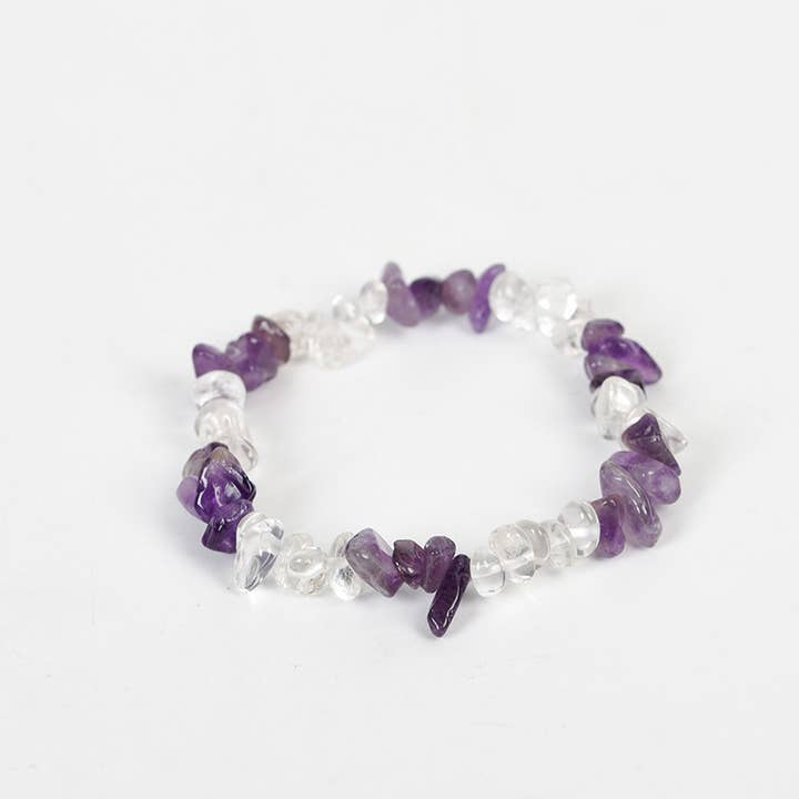 Mio Queena - Wholesale Beaded bracelet - Women Natural Crystal Irregular Stone Bracelet - CS5