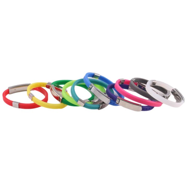 UNTIL THERES A CURE FOUNDATION - Wholesale Bangle Bracelet - Until There's A Cure Jelly Bracelet