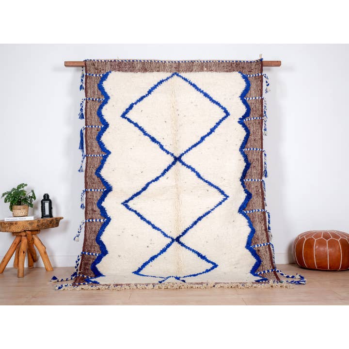 Tapete Marroquino Shag, Tapete de lã macia tufado à mão, Tapete de Grande Área por atacado de Moroccan Woven Treasures