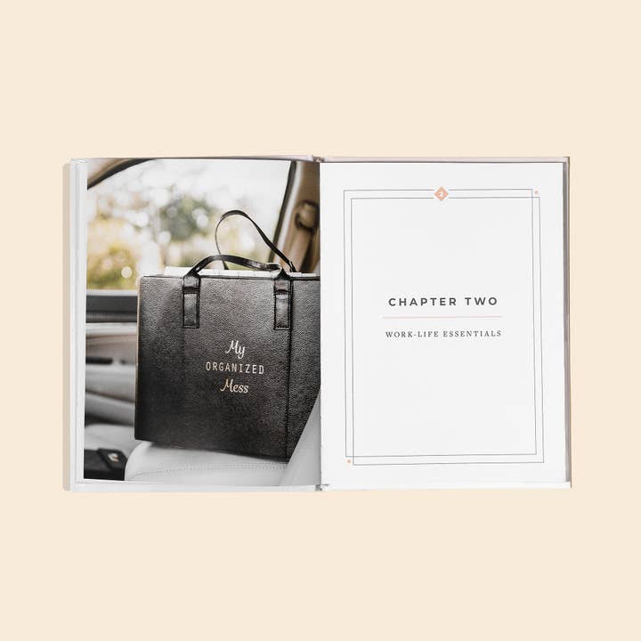 Paige Tate & Co. - Wholesale Book - Adult - Beautifully Organized at Work (White Coffee Table Books)