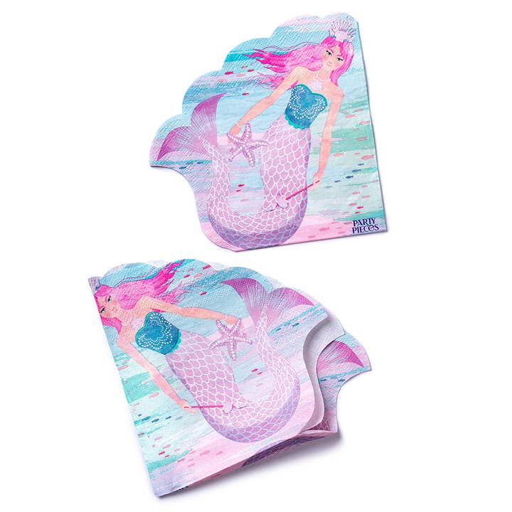 Party Pieces - Wholesale Disposable napkin - Queen of the Sea Shaped Napkins (x16)5
