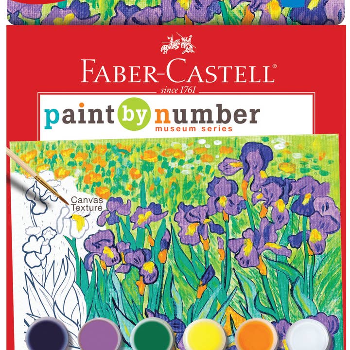 Faber-Castell / Creativity for Kids - Wholesale DIY Craft Kit - Paint by Number Museum Series – Irises