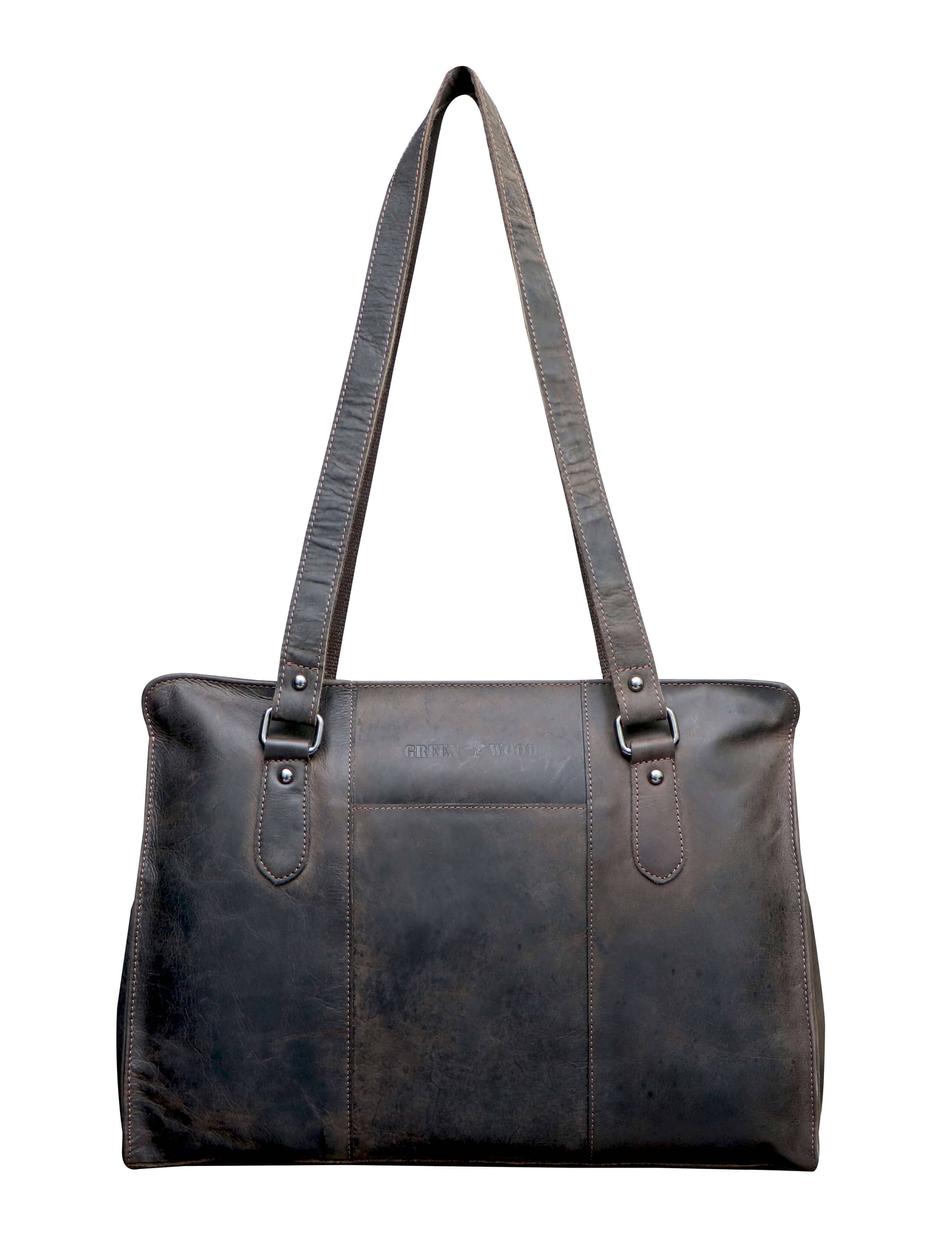 Greenwood - Vente Sac porté épaule – femme - Sac épaule pour femme Madi en cuir, sac shopper18