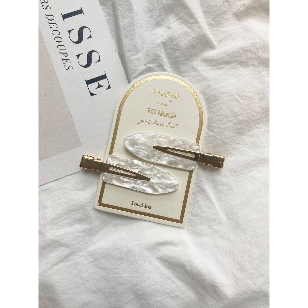 LoveLina - Vendita all'ingrosso Set di accessori per capelli - Donna - Set di fermagli per capelli senza pieghe - DEBBIE6