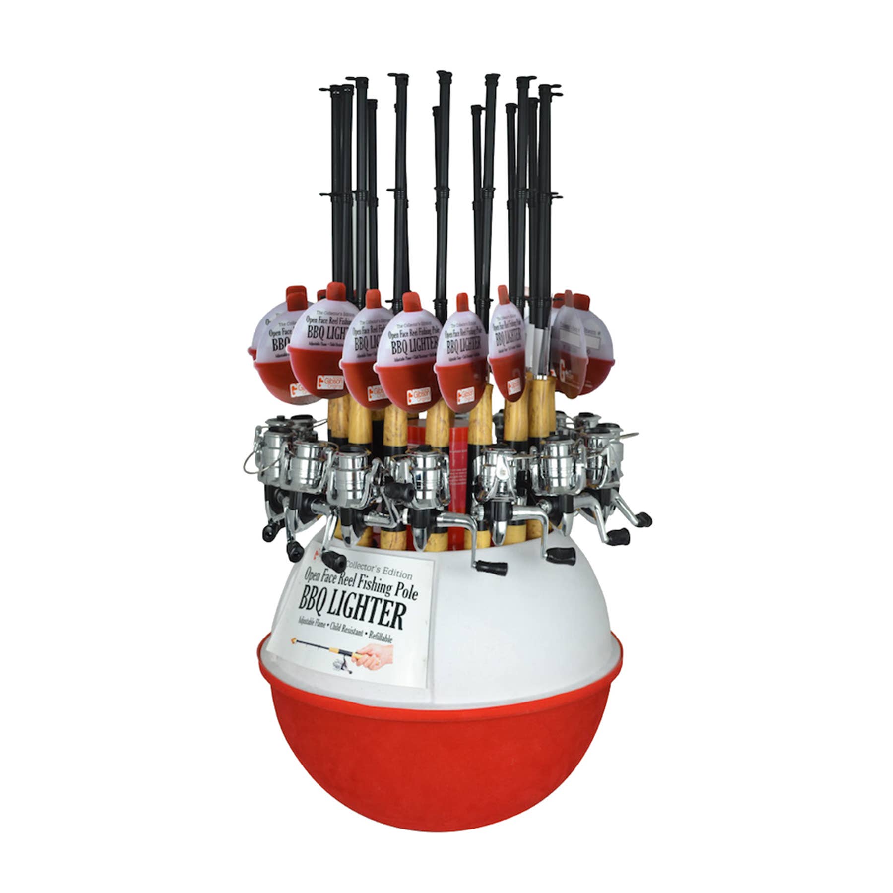 John Gibson Enterprises, Inc. - Wholesale Lighter - Open Face Fishing Pole BBQ Lighter4