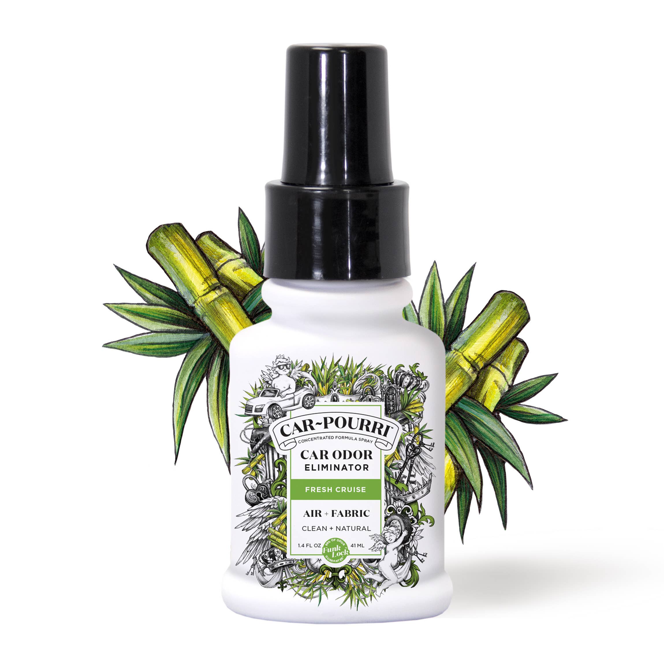 ~Pourri - Wholesale Car Freshener - Unisex - Car~Pourri Air + Fabric Spritz My Ride 1.4oz 2-Pack Gift Set4