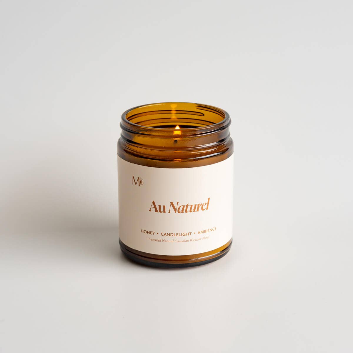 Misiyo Candle Co - Wholesale Jar/Filled Candle - Au Naturel | Unscented Canadian Beeswax Candle2