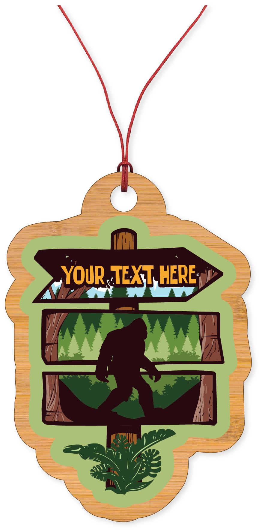 Morris Magnets - Vente Objets de décoration - Ornement : panneau Bigfoot Trail2