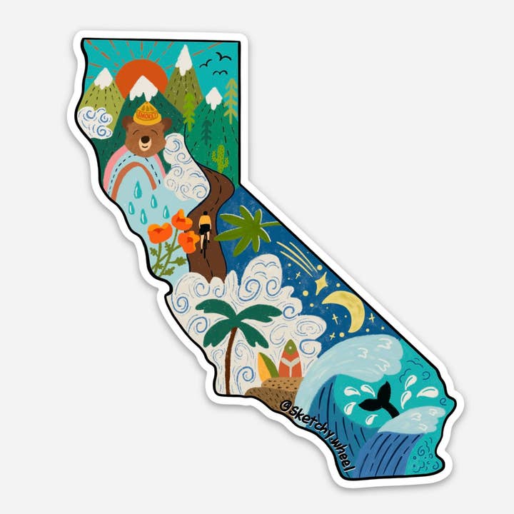California State Magnet for wholesale by ShangDaili