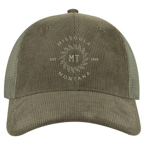 Mercantile 12 - Wholesale Baseball Cap - Unisex - Custom BURST COLLECTION Corduroy Low Profile Trucker Cap 3