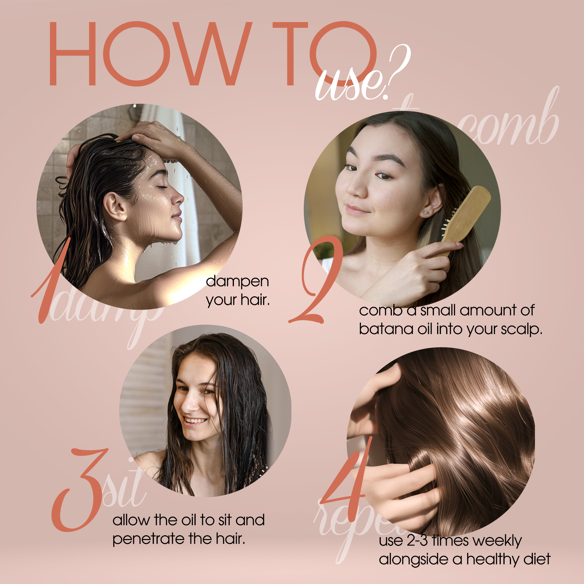 Au Natural Organics - Wholesale Hair Oil -  Batana Oil 6oz Jar1