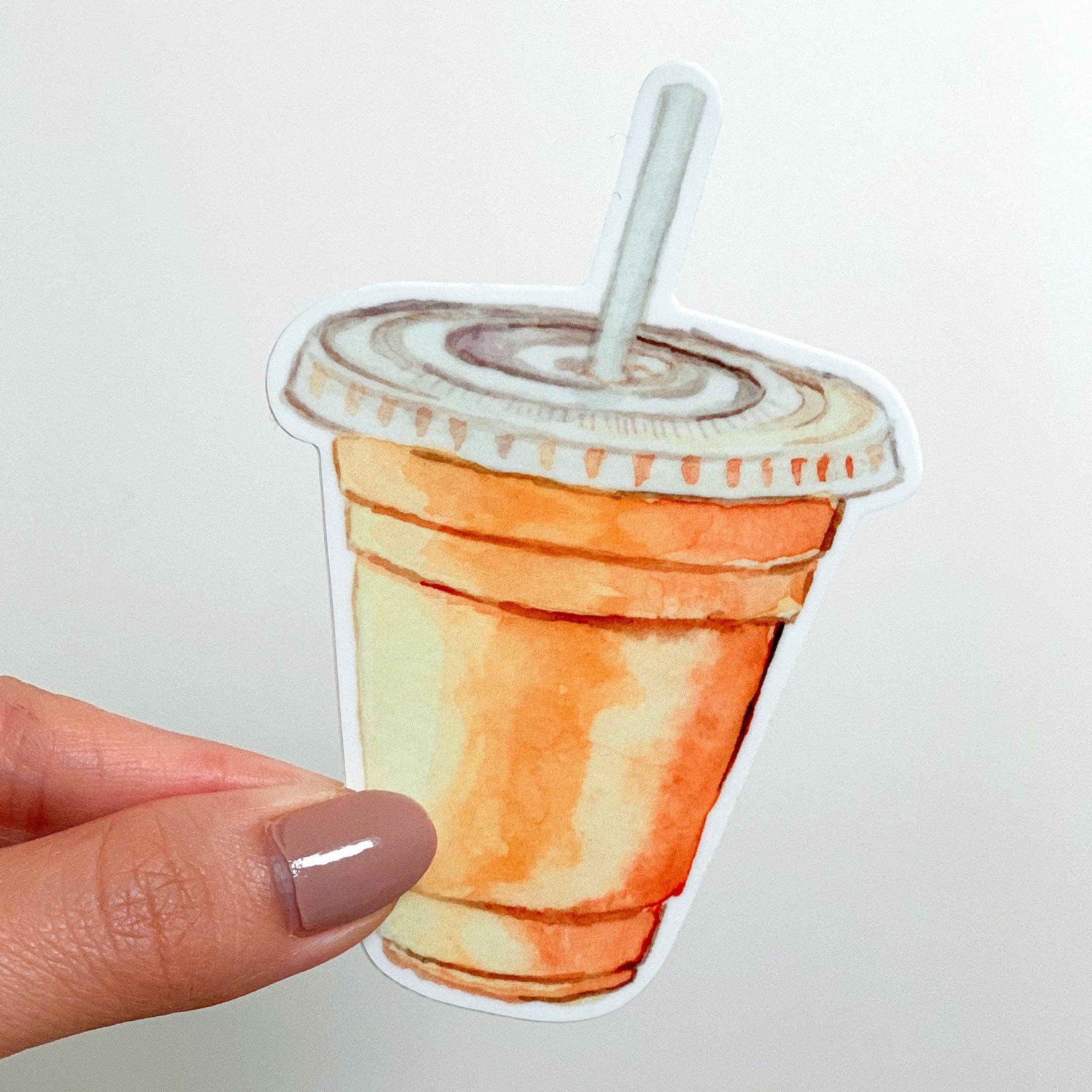 kathyphantastic - Wholesale Sticker - Iced Coffee Sticker3