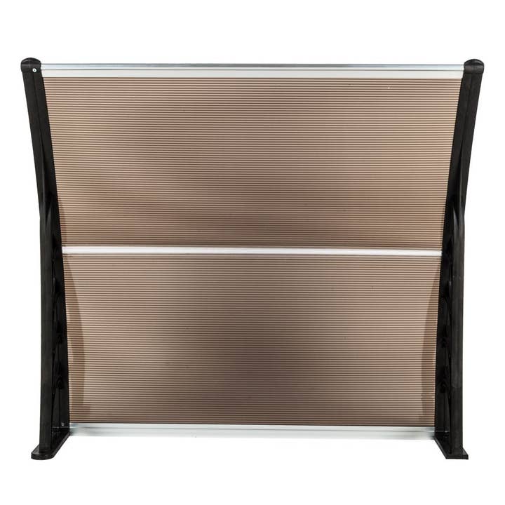 Hard Rock Health Stores - Wholesale Outdoor Ornament/Decor - 40"x40" Back Door Canopy Polycarbonate Window Door Awning Outdoor Patio Shelter3