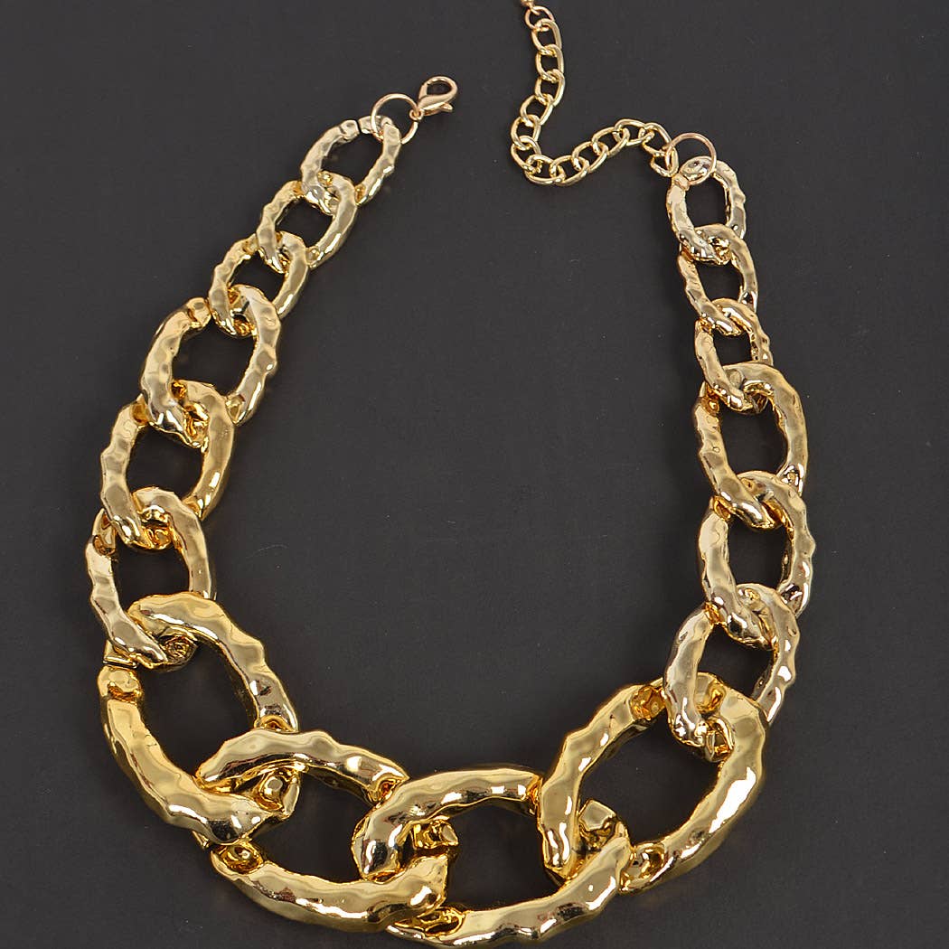GD Collier à maillons martelés en vente sur Faire2