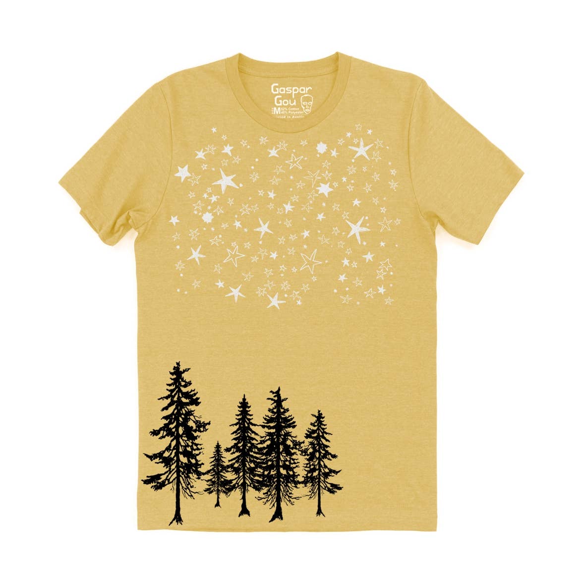 Gaspar Gou - Wholesale Screen Printed T-Shirt - Men's - Stars And Pines Charlie Tee4
