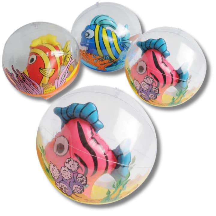 8" oppustelige fiskebolde – assorterede farverige poollegetøj for engroshandel hos Toyarina