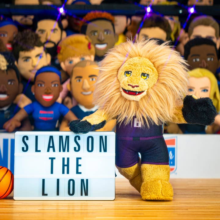 Uncanny Brands - Wholesale Stuffed/Plush Toy - Kids & Baby - Bleacher Creatures Sacramento Kings Slamson 10" Mascot Plush Figure (Statement Uniform)1