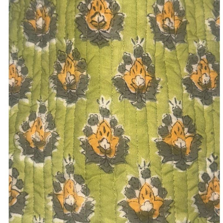 The Fox and The Mermaid - Wholesale Tote Bag - Women's - Reversible Quilted Block Printed Beach Bag 2