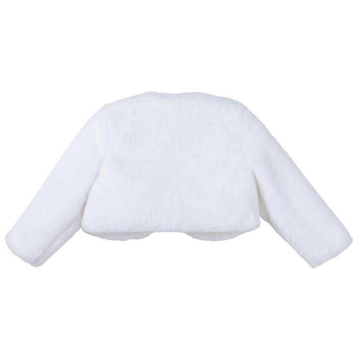 Designer Kidz – Engroshandel Jakke - Baby – Sassy Baby Faux Fur Jakke - Ivory4