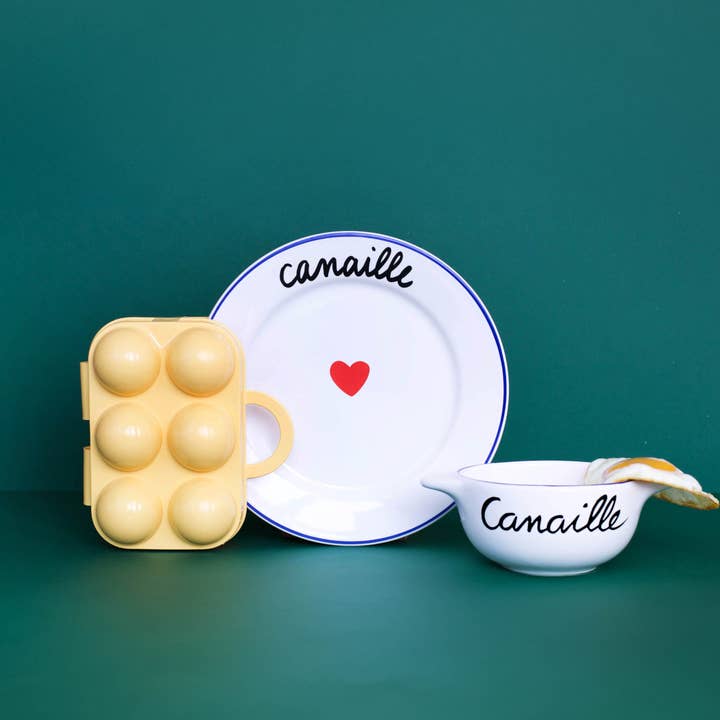 LA FAMILLE S'ÉCLATE PLATE - Canaille for wholesale by Pied De Poule