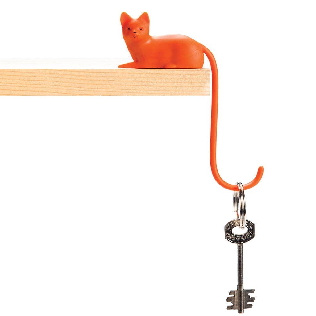 Monkey Business Design USA LLC - Wholesale Decorative Figurine - Cat Tail Hook For Computer Accessories | Ginger10