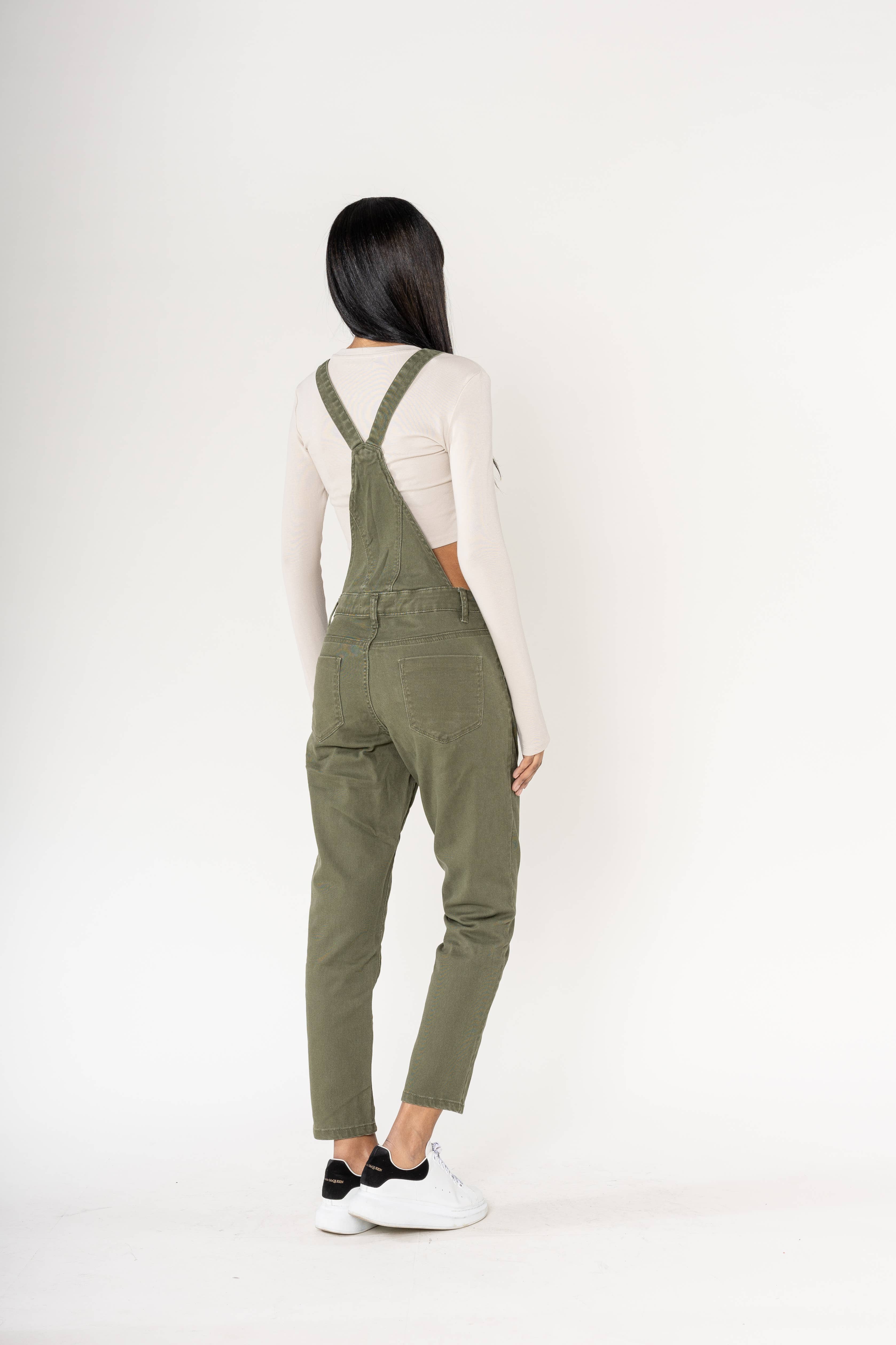 Nina Carter - Wholesale Overalls - Women's - S512 wide stretch boyfriend jean denim overalls15