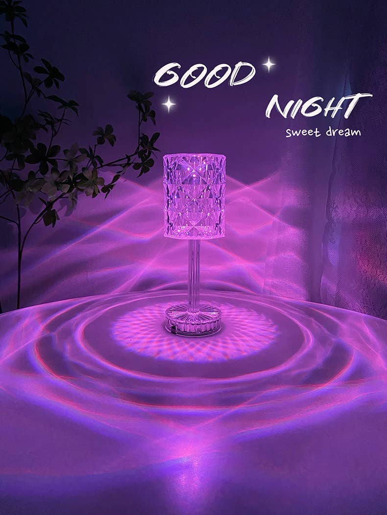 LAX Gadgets - Wholesale Night Light - Elegant LED Crystal & RGB Lamps For Home Decor- Retail Pack51