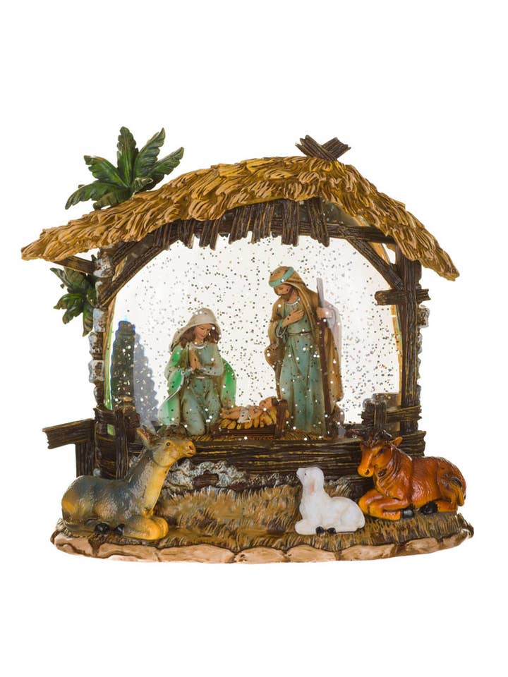 Gul LED Julekrybbe Snekugle for engroshandel hos Starlight Collection