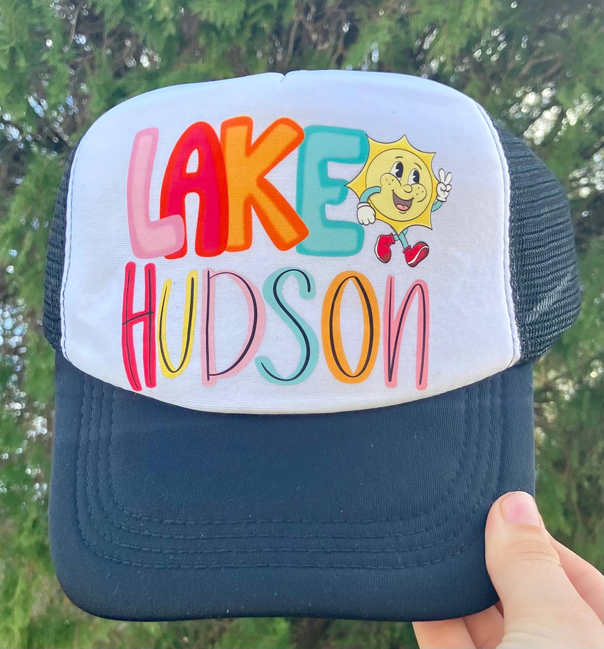 on the Bayou - Wholesale Trucker Hat - Women's - Custom Lake summer trucker hats0