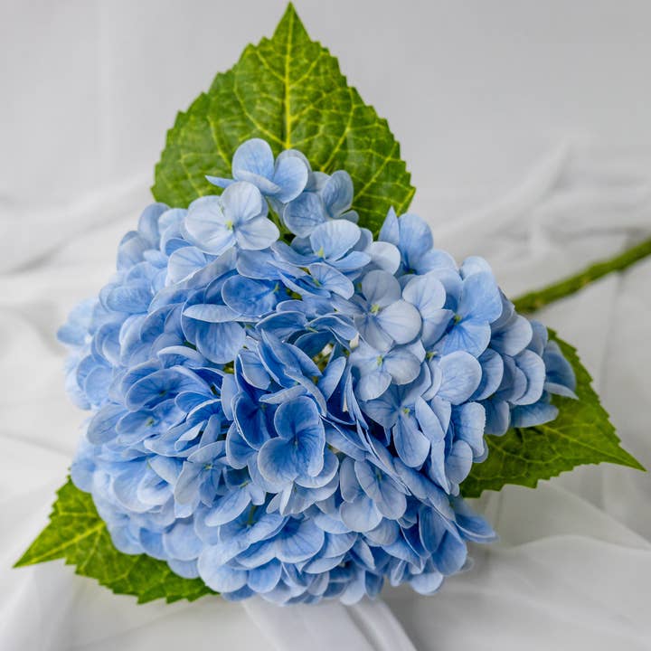 Realistic Artificial Flowers - Wholesale Artificial Flowers - Blue Hydrangea Real Touch-Realistic Artificial Flowers