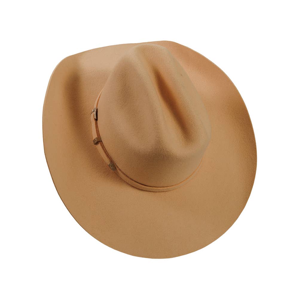 American Hat Makers - Wholesale Cowboy Hat - Unisex - 100% Wool Felt Western Cowboy Hat - Style Cattleman45