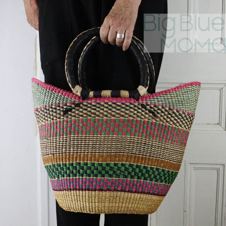 Big Blue Moma - Wholesale Grocery/Shopping Bag - U Shopper Large - Traditional Palette47