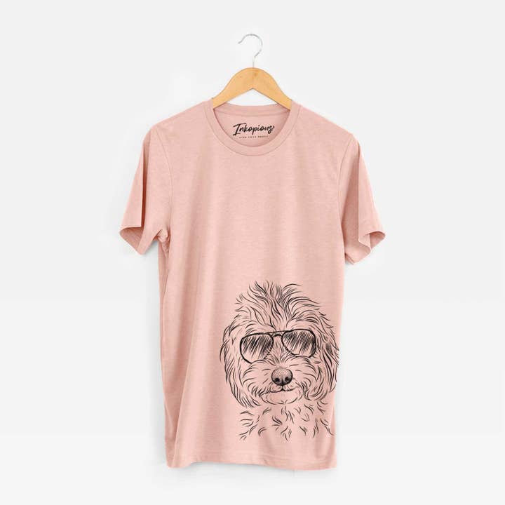 Inkopious - Wholesale Screen Printed T-Shirt - Women's - Mason the Cavapoo - Bella Canvas Unisex Crewneck1