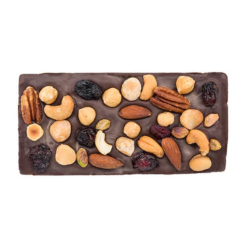 Love in a Box Chocolatier – Engroshandel Chokoladebar – Håndlavet mørk chokolade med luksuriøse nødder og tranebær1