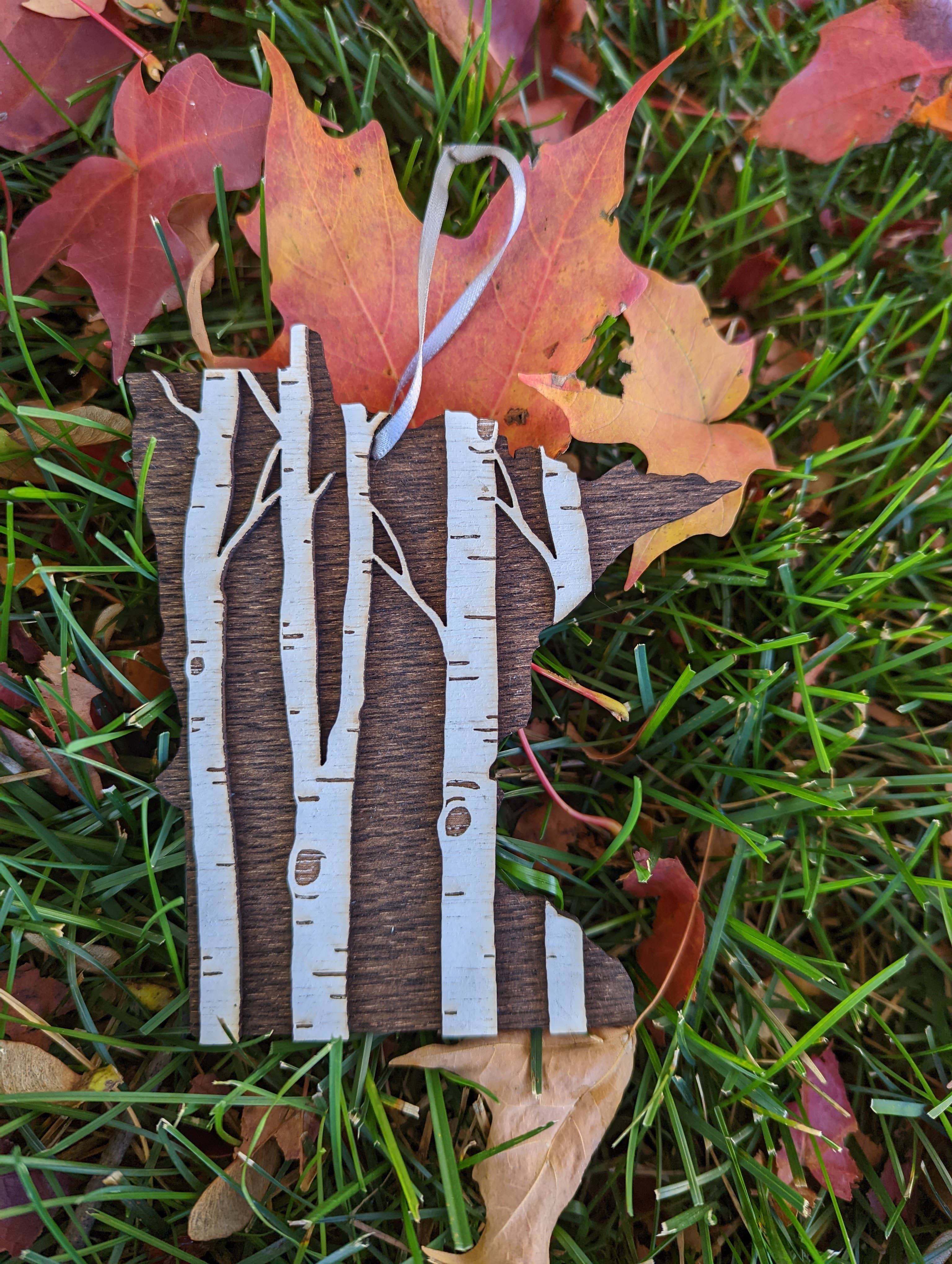 Knit and Nailed - Wholesale Ornament - Minnesota Wood Ornament Art 5" varieties33