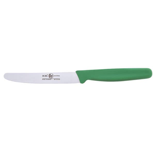 ICEL USA - Wholesale Kitchen/Utility Knife - 4.25" (110mm) safer rounded tip, straight edge paring knife3