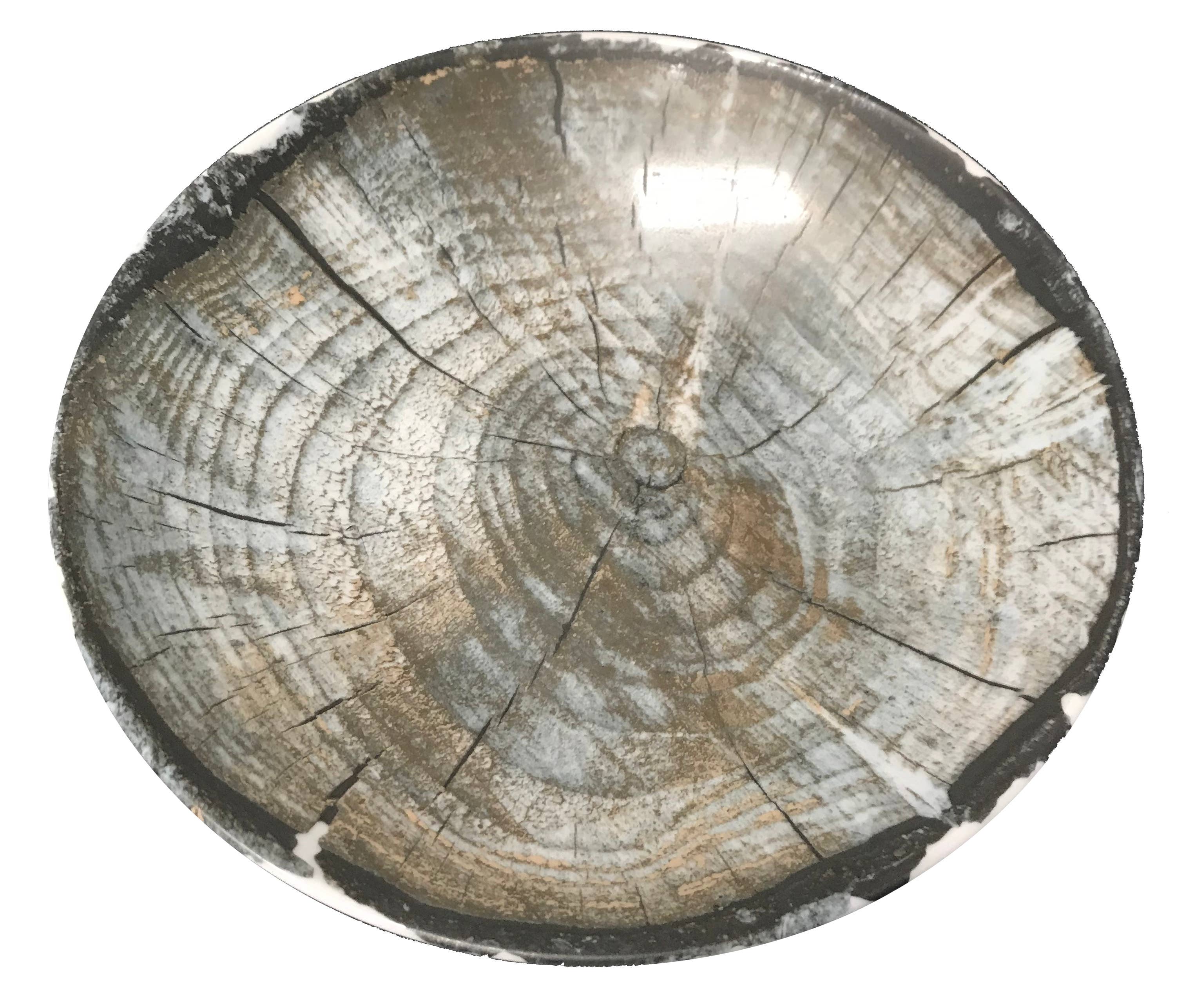 Deep Coupe Plate - Wood Grain Collection for wholesale by Bauscher Hepp