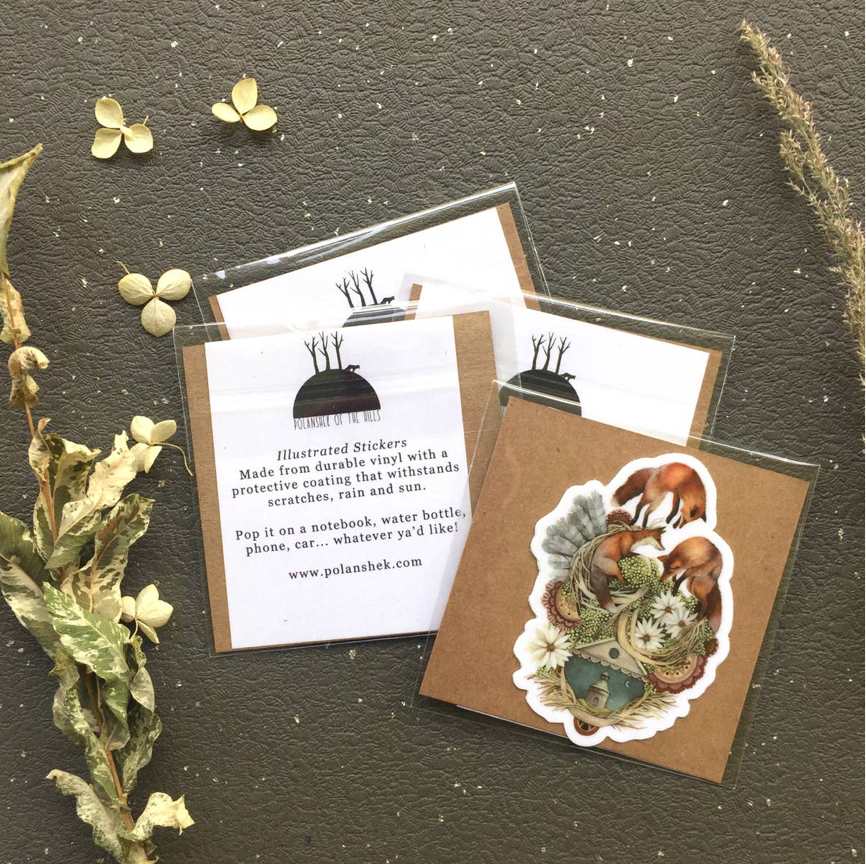 Polanshek of the Hills - Vente Autocollant - Sticker Amour Champignon2