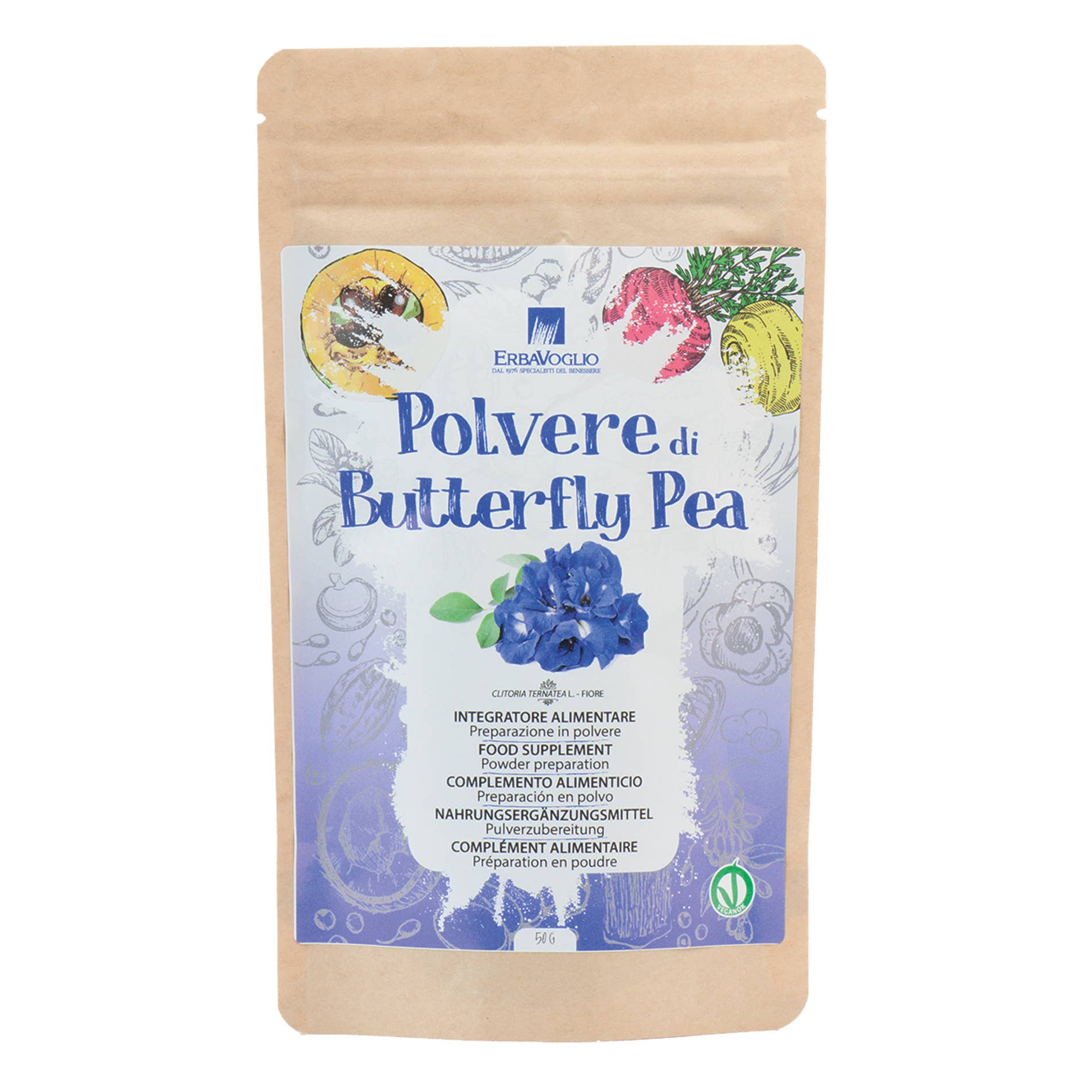 Erbavoglio - Wholesale Oral Supplement/Vitamin - Butterfly Pea powder0