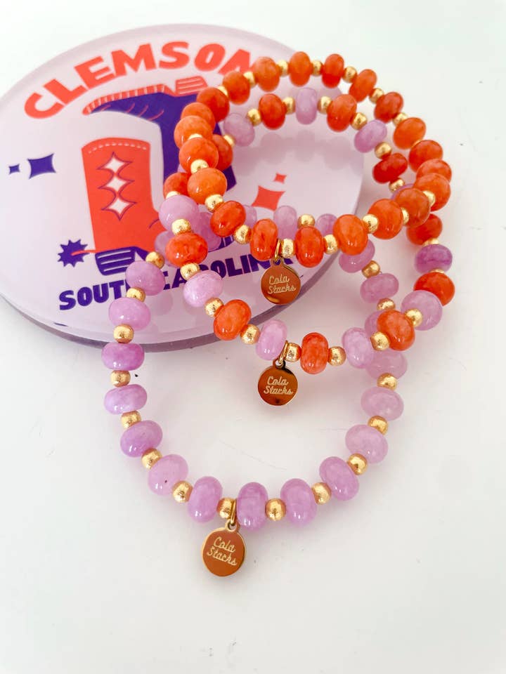 Clemson Sequoia Bracelet for wholesale by Cola Stacks