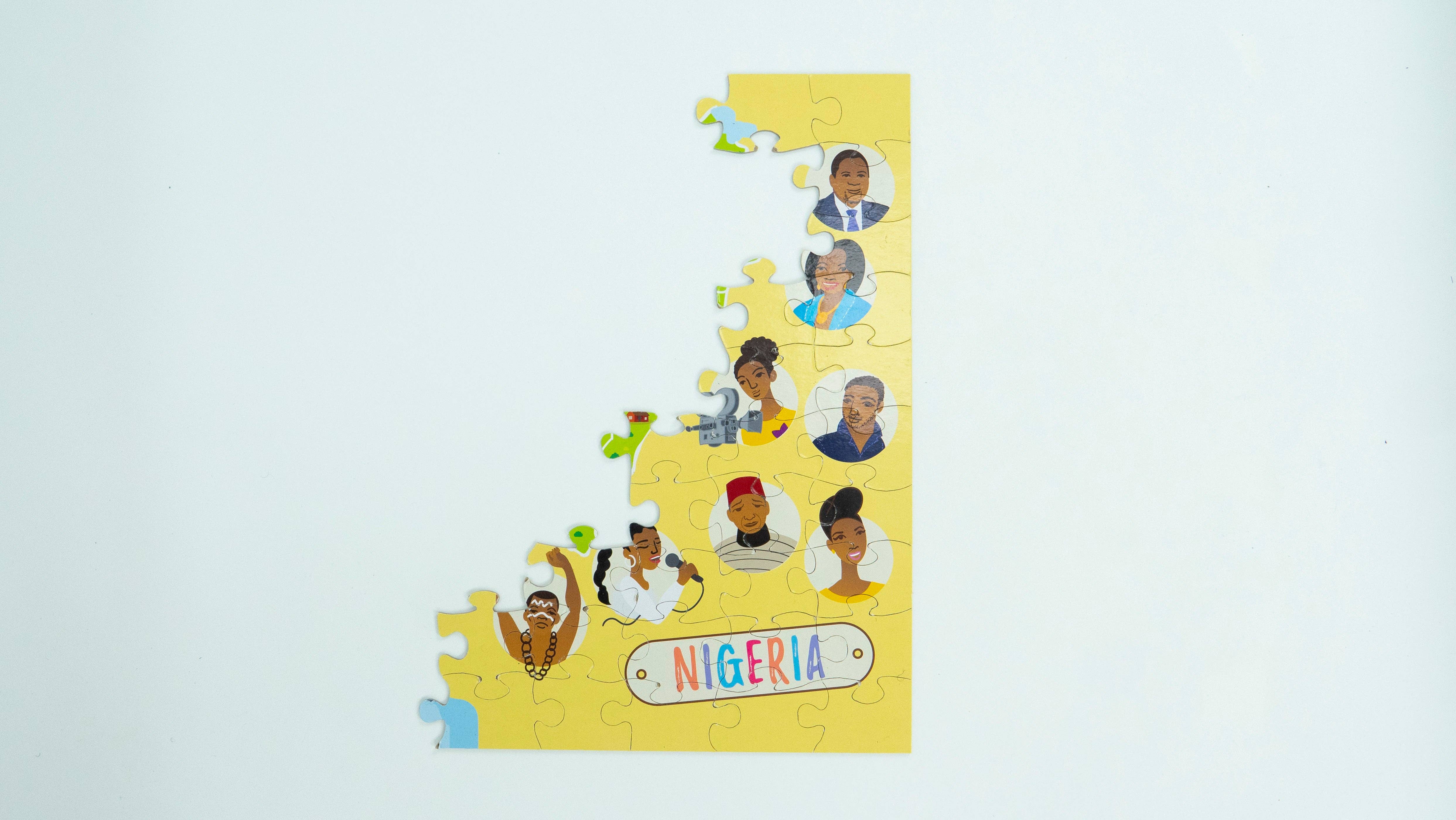 Very Puzzled – wholesale Puzzle – Child – Nigeria Map Jigsaw Puzzle7