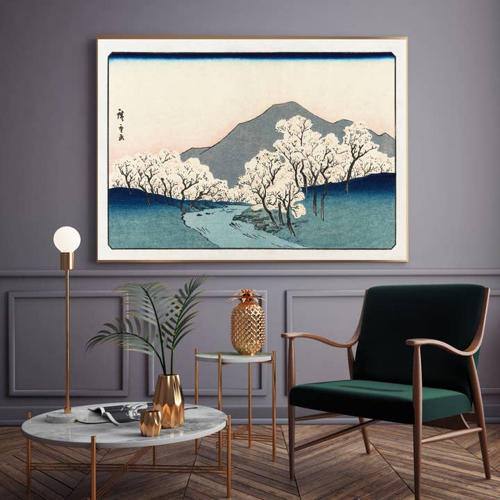 Kumo Art Prints - Vendita all'ingrosso Stampa artistica - Stampa d'Arte Vintage Giapponese di Montagna