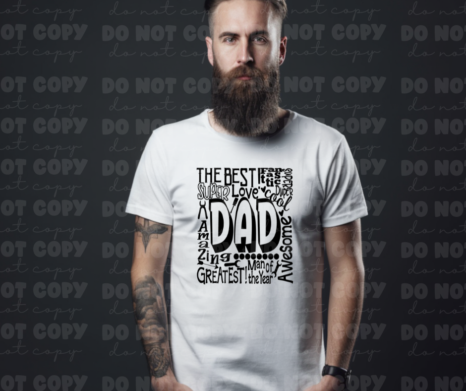 It's Transfer Time - Wholesale Sublimation Transfer - 5812 - Dad the best *DTF Transfer0